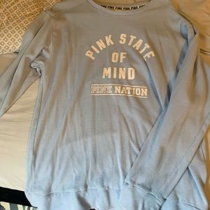 Vs pink crewneck Sz m
